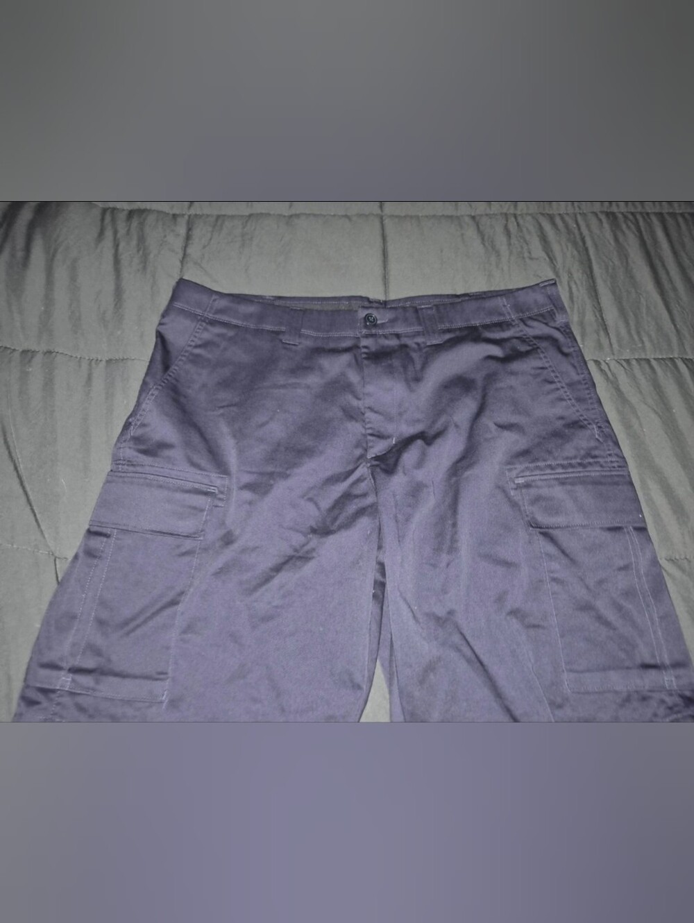 Casual Cargo Pants in Deep Navy
